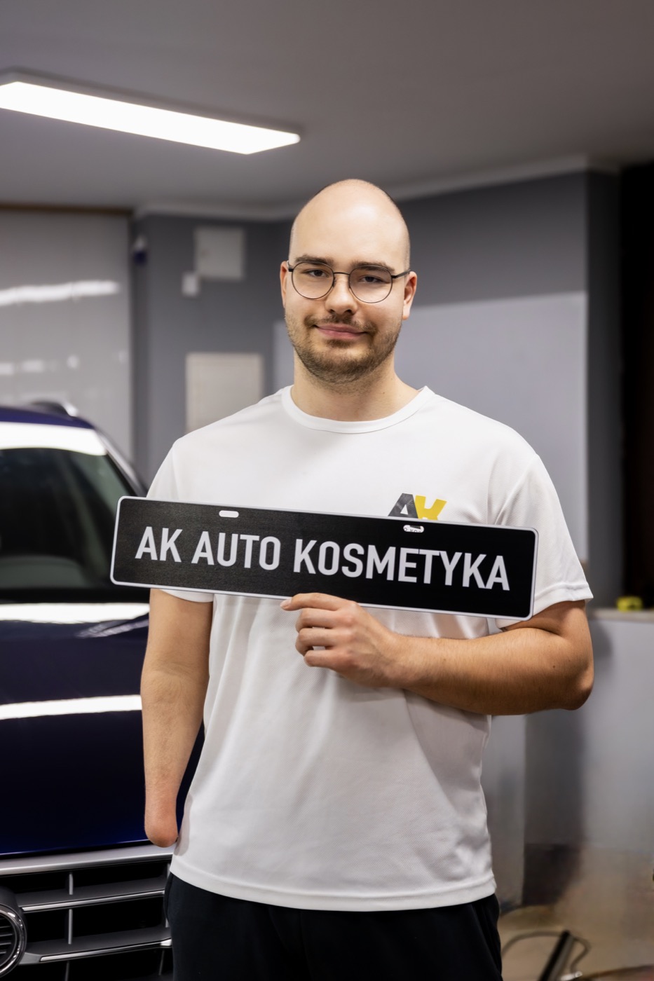 Michał - wspólnik i detailer AK Auto Kosmetyka w Gdyni