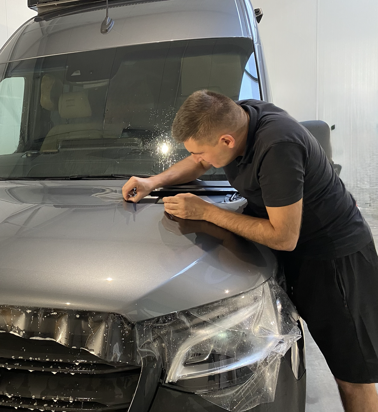 Rafał - aplikator folii PPF AK Auto Kosmetyka w Gdyni